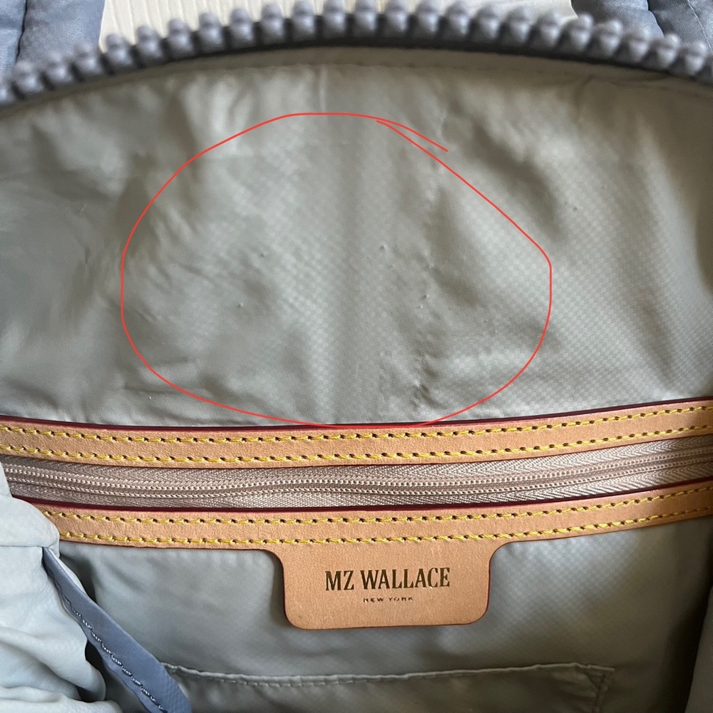 MZ Wallace Small Sutton Deluxe in Stone Blue - Picture 10 of 12